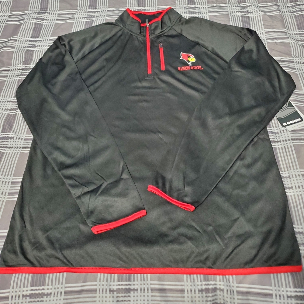 Illinois State University 1/4 Zip Sz M